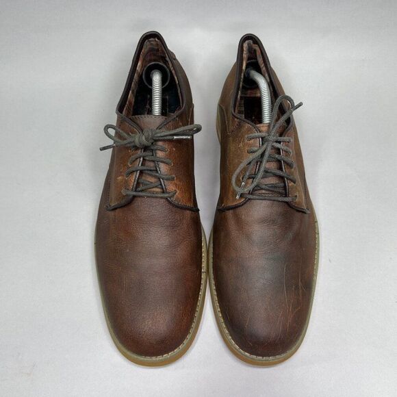 Bed Stu Men's Size 11 Luz Rustic Brown Leather Oxfords - Picture 3 of 13